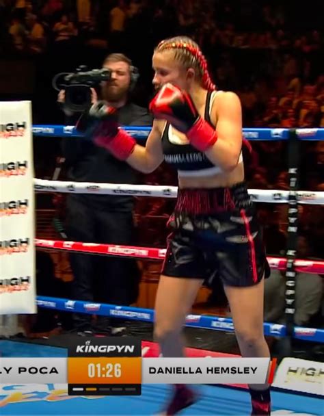 daniella hemsley flashes her boobs|Womens boxer flashes the crowd after her first win